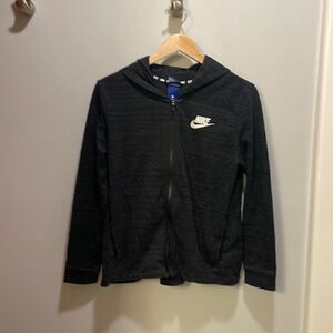 Nike Mens grey zip up sweatshirt